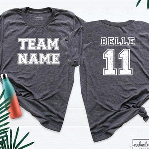 Custom Team Shirt Personalized Sport Shirts Mom Truck Tshirt, Sport Team Tee, School Team Name Shirt, Jersey Number Shirt Mascot Shirts