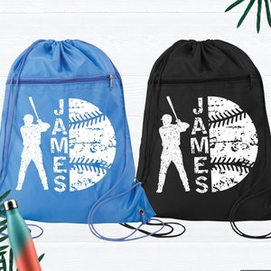 Personalized Baseball Player Name Sport Bag, Baseball Team Bag Backpack, Baseball Gym Bag Baseball Coach Player Gift Bag Baseball Senior Bag