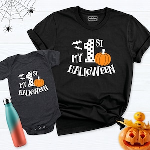 Custom Halloween Shirt, First Halloween Baby Tee, My First Halloween Shirt, Funny Halloween Tee, 1st Halloween Shirt, Halloween Matching Tee