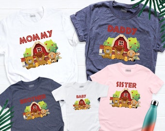 Custom Farm Family Shirt, Farm Life Shirt, Personalized Family Shirt, Farm Family Shirt, Family Barn Farm Shirt, Farmer Family Shirt