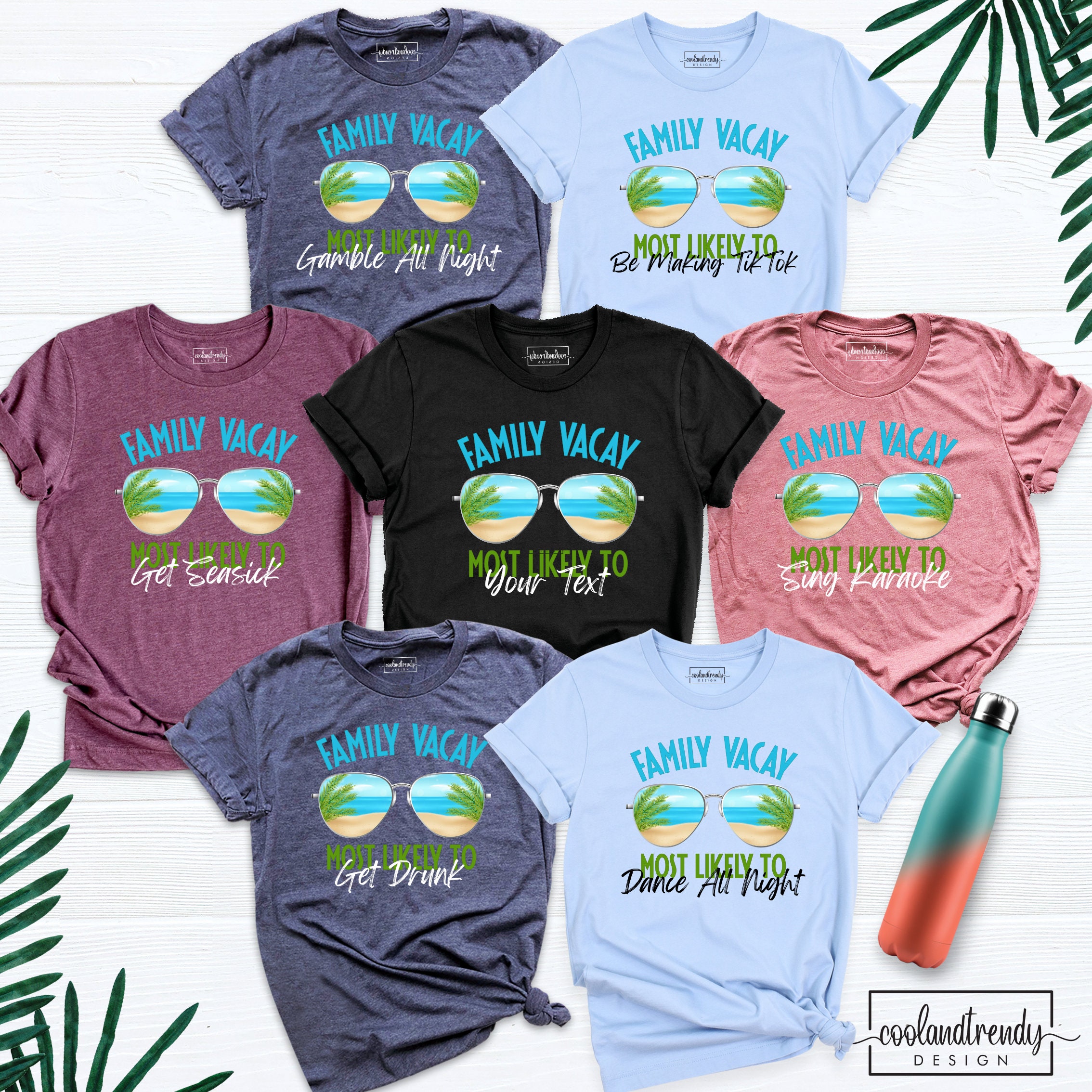 Family Vacay Funny Shirts, Most Likely to Tshirt, Custom Family