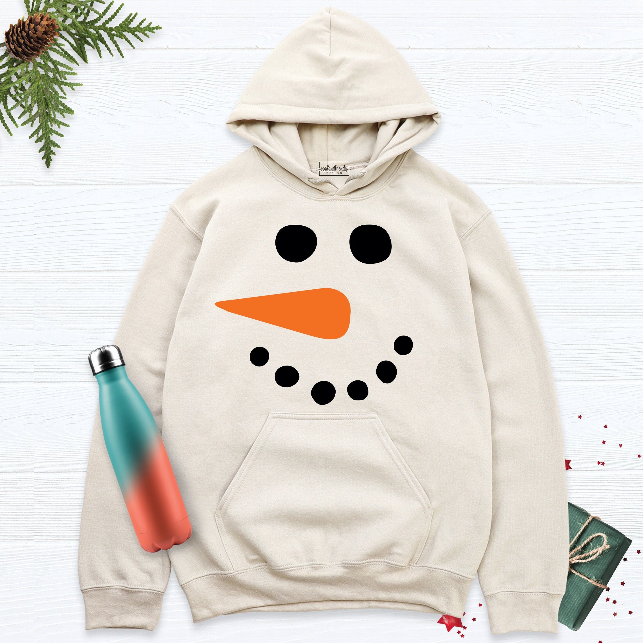 Plus Size Snowman Sweatshirt 