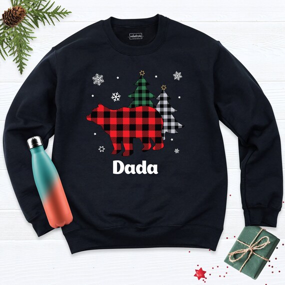 Christmas Decorations Red Plaid Buffalo Bear Xmas Pajamas T-Shirt Christmas Decorations Red Plaid Buffalo Bear Xmas Pajamas T-Shirt