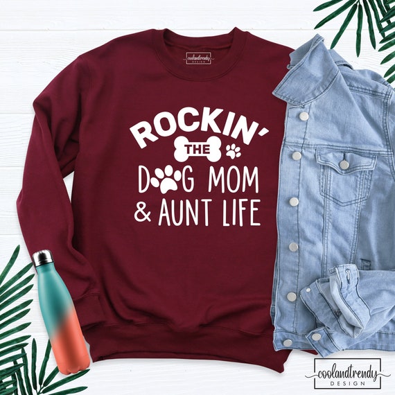Rocking The Dog Mom And Aunt Life T-Shirt Rocking The Dog Mom And Aunt Life T-Shirt