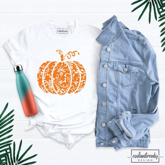 floral pumpkin shirt