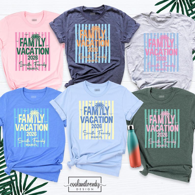 Family Vacation 2026 Shirt Custom Family Trip Tee