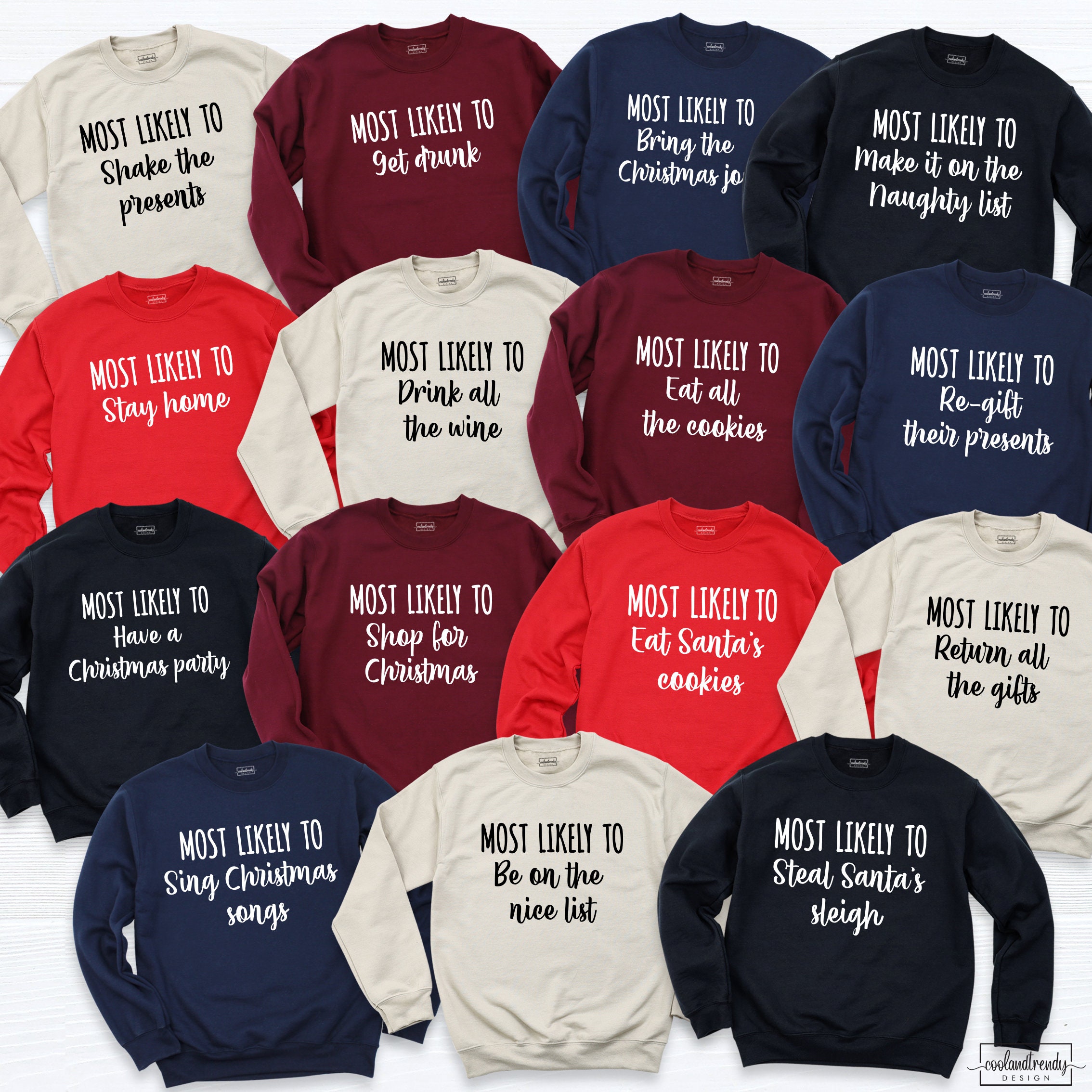Christmas Shirt Family Christmas Shirt Most Likely to Shirt - Etsy