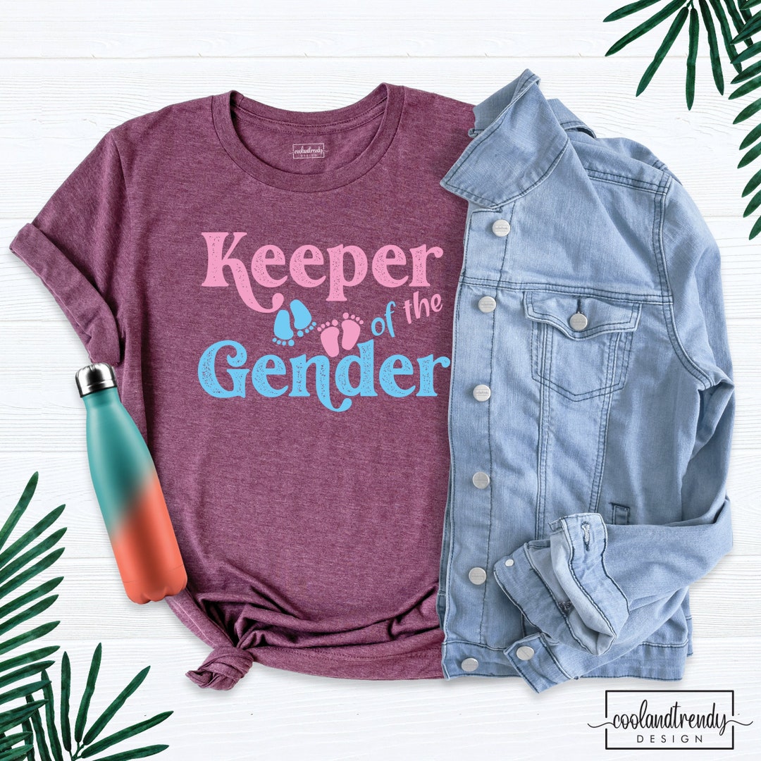 Gender Reveal Shirt, Keeper of the Gender Shirt, Gender Reveal Party Shirt, Gender Keeper Shirt