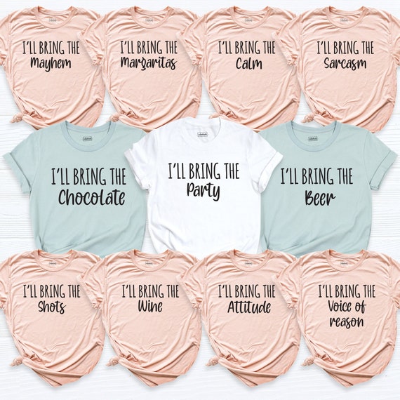 Womens I'll Bring The Attitude Girls Night Out Party Shirt Funny Womens I'll Bring The Attitude Girls Night Out Party Shirt Funny