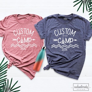 Custom Camp Shirts Personalized Camping Shirt, Family Camp Shirt, Camp Matching Tshirt Summer Camp Outfit, Cousin Camp Shirt Camp Crew Tee afbeelding 9