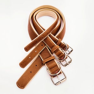 Classic Soft Dog Collar | Natural High-Quality Leather