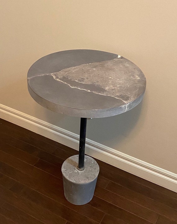 Concrete Bistro Table Etsy