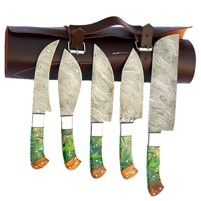 Handmade Chef Knife Set Kitchen Knife Set Cooking Knife Set / Etsy