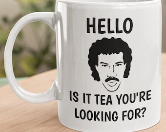 Divertida taza de té de Lionel Richie: un regalo original para los amantes del té.