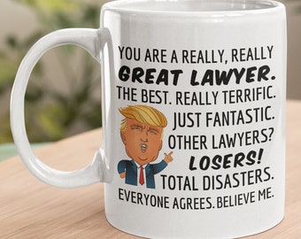 Taza divertida para abogados, regalo para graduados en derecho, taza de café para abogados
