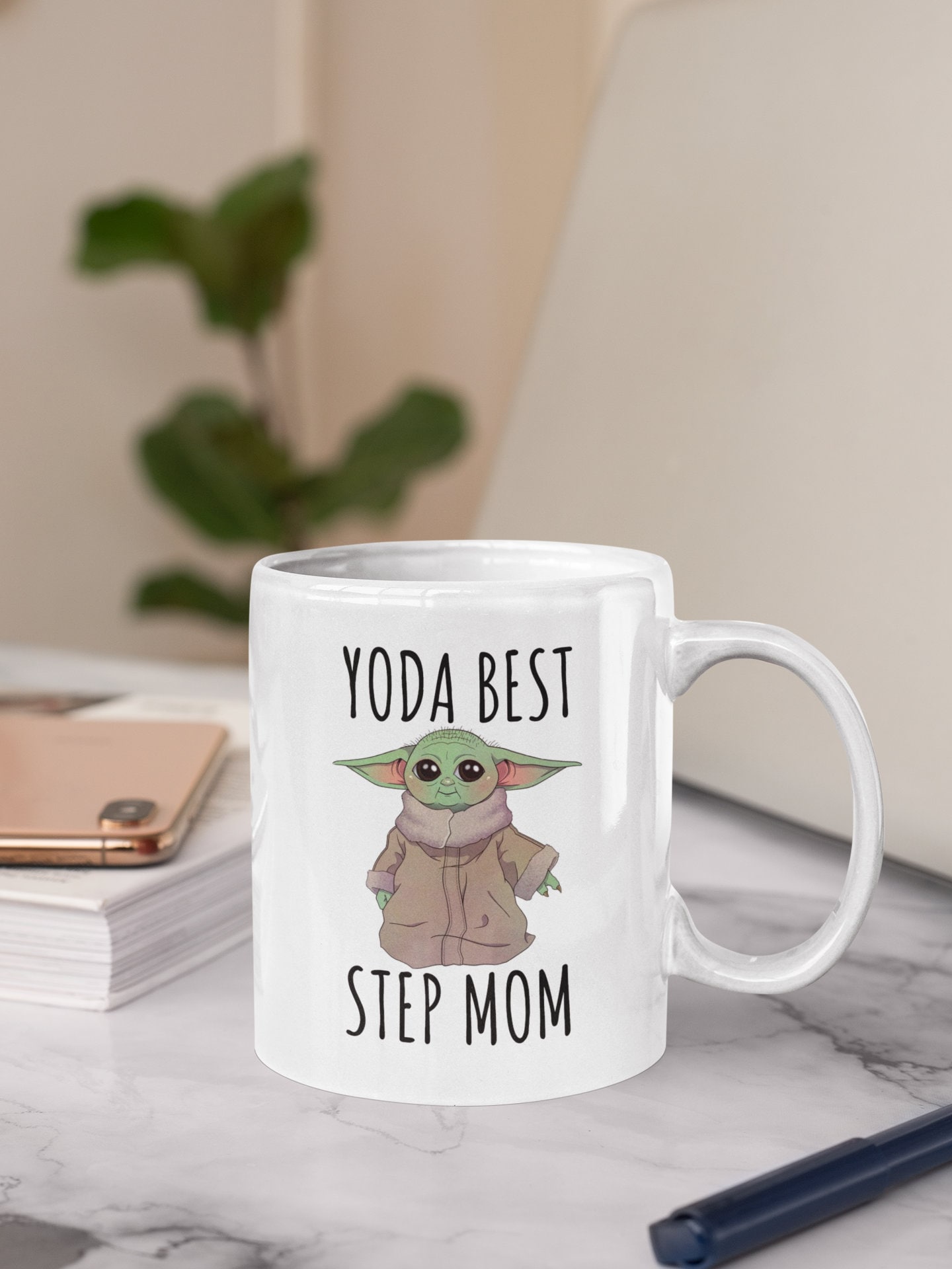 Yoda Best Step Mom Mug Gifts for Stepmom Mothers Day Mug 