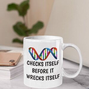 DNA Mug Gift, Funny Biology Teacher, Science Student image 4