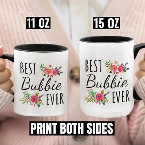Bubbie Gift for Grandma / Grandmother Mug / Grandma Present image 2