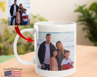 Taza personalizada con foto: Regalo personalizado para él/ella.