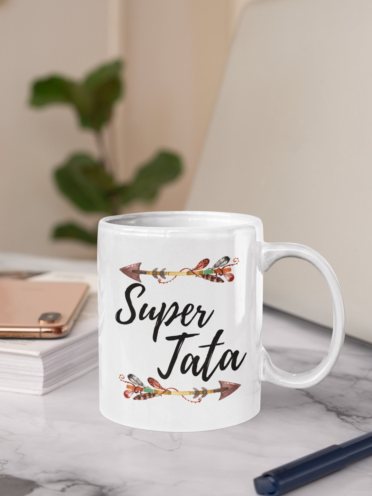Super Tata Mug / Tata Mug / Tata Gift / Gift for Tata / Tata Coffee Mug /  Tata Present 