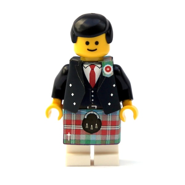 Figura maschile ScotFig® vestita con QUALSIASI TARTAN a tua scelta