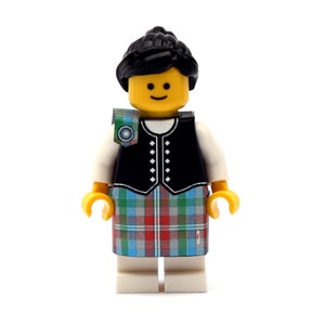 ScotFig® female figure dressed in ANY TARTAN of your choice