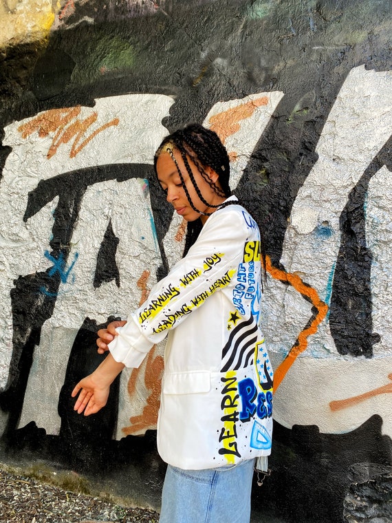 Graffiti blazer clearance