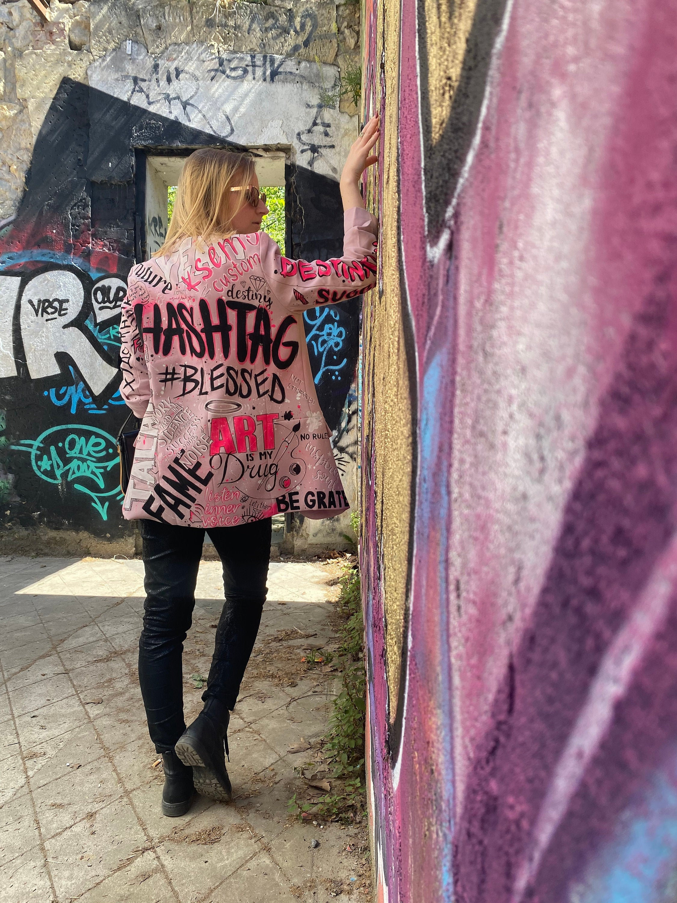 Graffiti blazer best sale