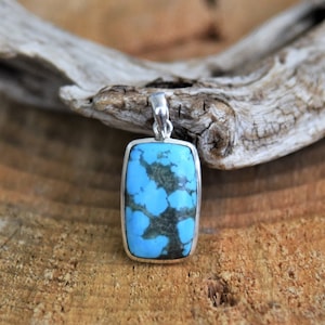 Sterling Zilveren Kingman Turquoise Hanger