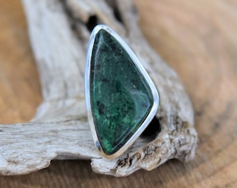 Maw Sit Sit Sterling Silver Ring - Size: 10