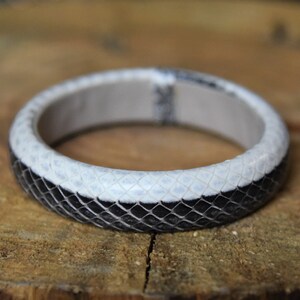 Natural Python Bangle Bracelet