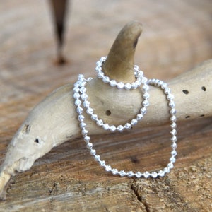 Sterling Silver Ball Anklet