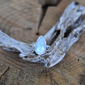 Anello Moonstone Silver - Taglia: 10