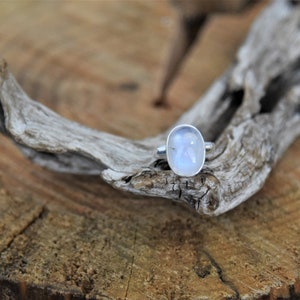 Anello Moonstone Silver - Taglia: 7 1/2
