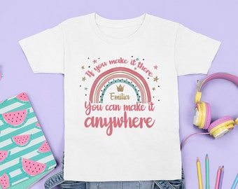 Boho Style T-Shirt für Mädchen mit Personalisierung – Für Einschulung oder Geburtstag