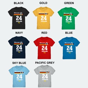 Deutschland Fussball Trikot T-Shirt mit Namen / Geschenk Schulkind 2024 personalisiert / Einschulungsshirt Bild 5
