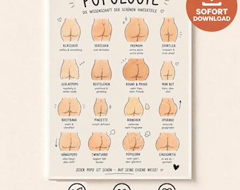 Popology Poster Digital Download | Funny Guest Bathroom Picture | Toilet Poster | Bathroom Decor | Funny Printable Gift Idea