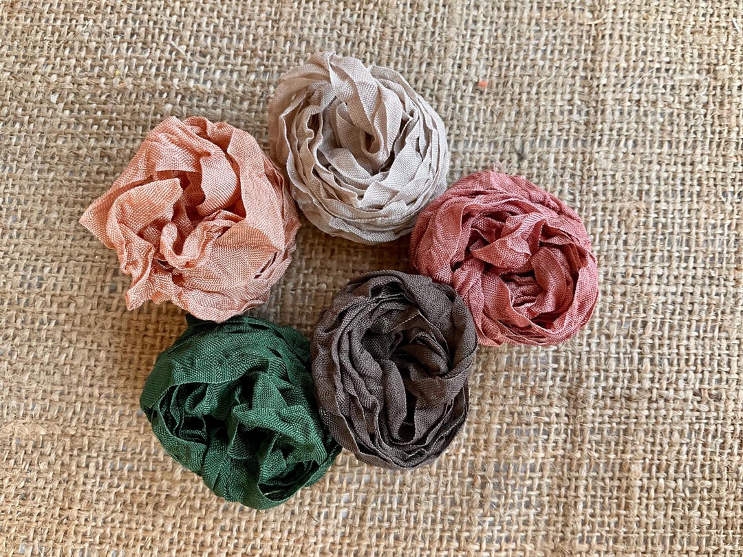 SAMPLE BAG 4- Rayon Crinkle Ribbon Binding - 10 Yards - Etsy