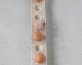 Mango Egg Holder with Handle - Holds 8 eggs