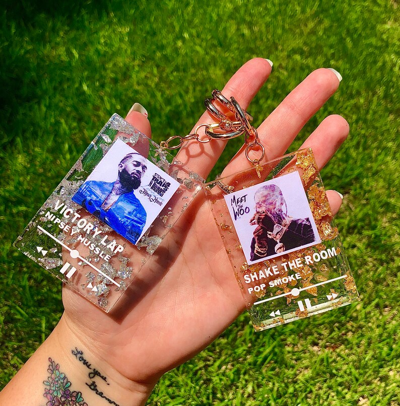 Custom Album Cover Keychains Music Plaque Resin Album Etsy