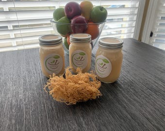 Wild crafted Irish Sea Moss Gel Organic 16oz jar