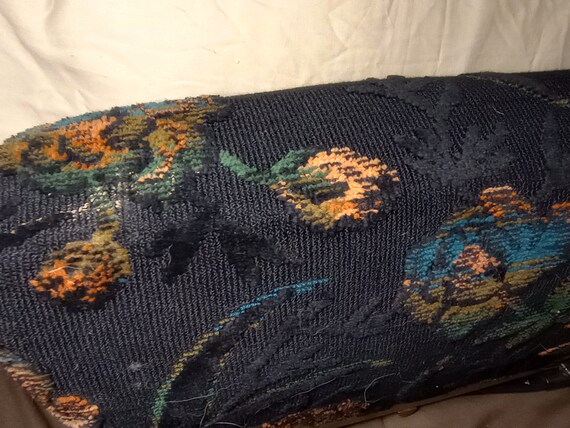 Vintage Verdi Tapestry Carpet Bag Ladies Purse Pu… - image 4