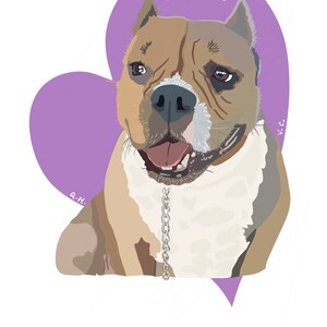 Pet illustration portraits