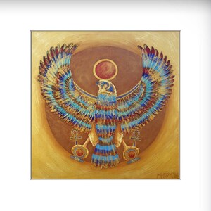 WINGED HORUS - Instant Digital Download - Printable Wall Art, Egyptian Wall Decor, Egyptian Print, Horus, Egyptian God, Ancient Egypt Art