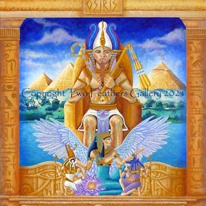 ABUNDANT OSIRIS - Instant Digital Download - Printable Wall Art, Egyptian Print, Egyptian Wall Decor, Egyptian God, Egyptian Wall Art, Egypt