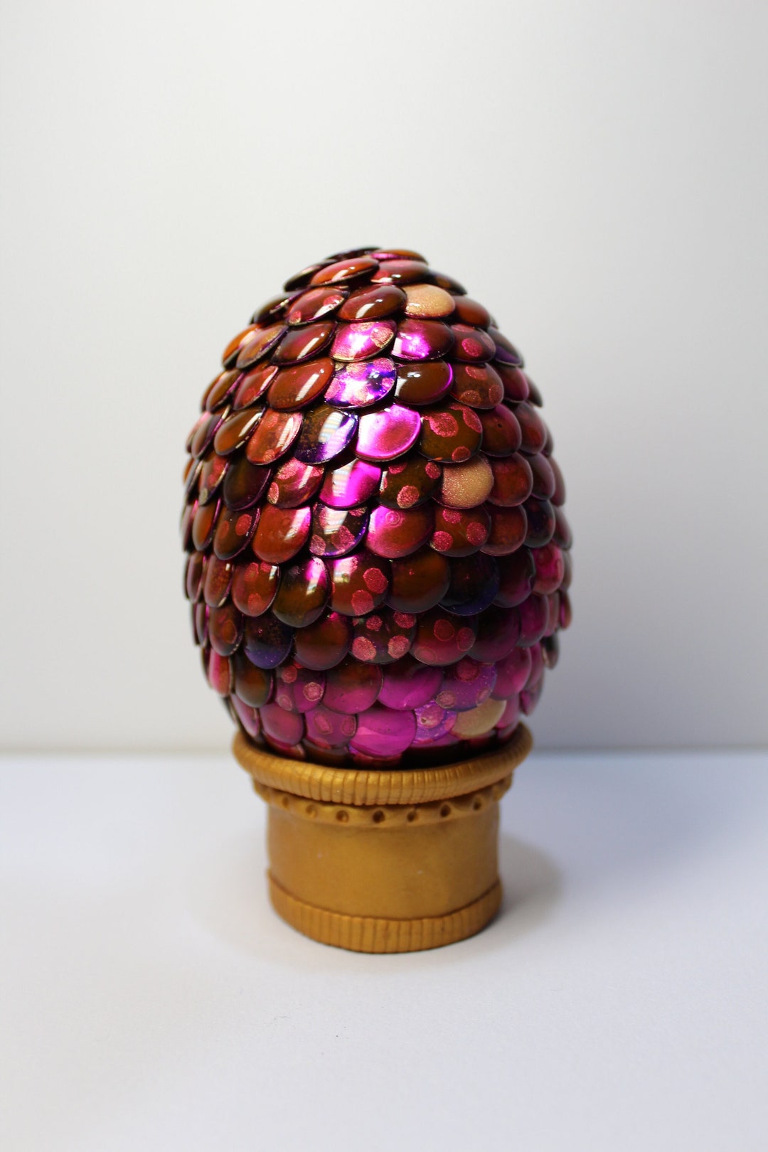 Thumbtack DRAGON EGG FREE Egg Stand Bumpy Pink Alcoholic Etsy