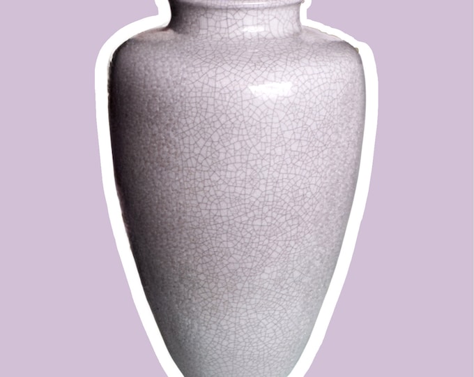 Vintage Original Karlsruhe Majolika Ceramic Floor Vase Vase Flower Vase Friedegart Glatzle 5785 Craquele Crackle Craquelee 50s Mid Century