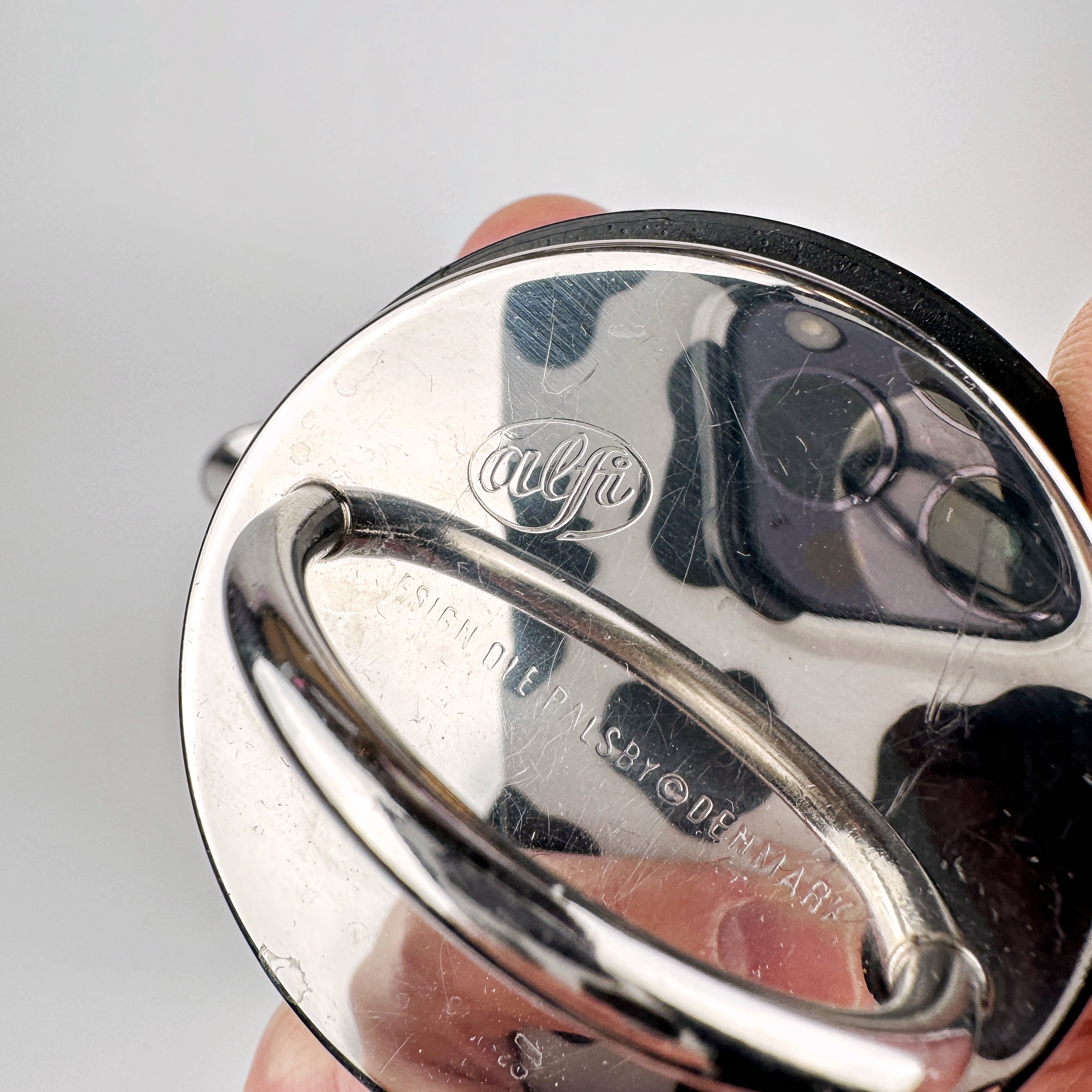 Rare Alfi Vacuum Flask Ole Palsby Steel Chrome Thermos Flask 80s 1980s