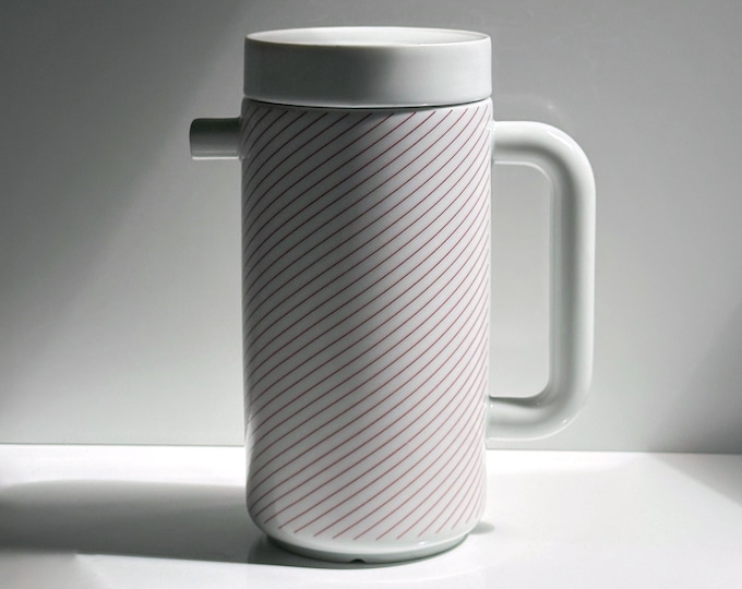 Melitta Friesland Coffee Tea Pot Lutz Rabold Life Magic Red Postmodern Memphis Milano 80s 90s Porcelain