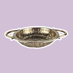 Vintage brass bowl from the 70s candy bowl key bowl decorative plate offering bowl